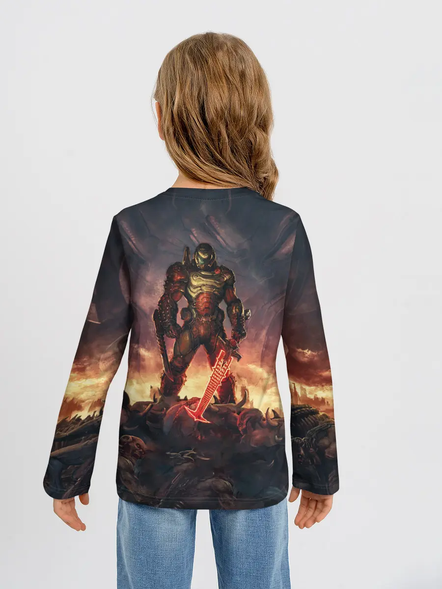 Детский лонгслив / DOOM ETERNAL