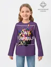 Детский лонгслив / Love Yourself
