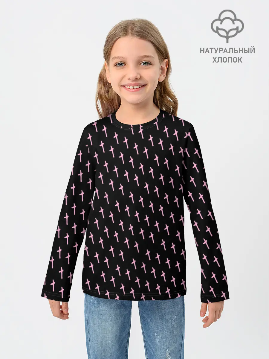 Детский лонгслив / LiL PEEP Pattern