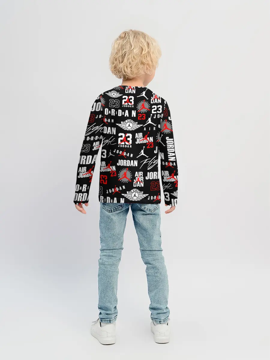 Детский лонгслив / MICHAEL JORDAN LOGOBOMBING