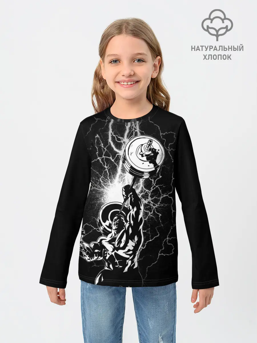 Детский лонгслив / Powerlifting