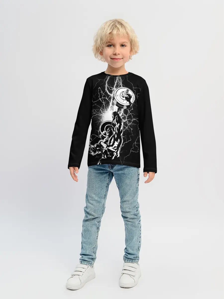 Детский лонгслив / Powerlifting