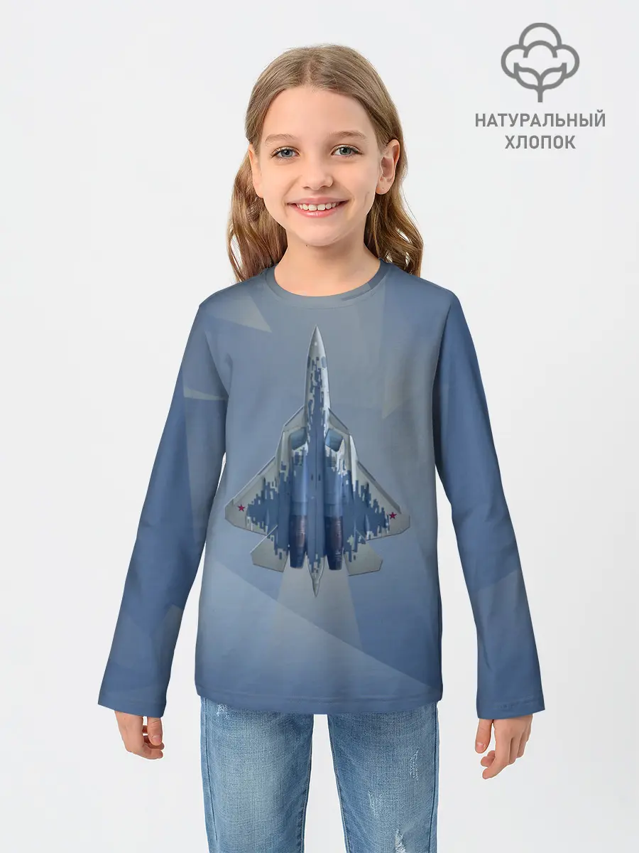 Детский лонгслив / Су-57