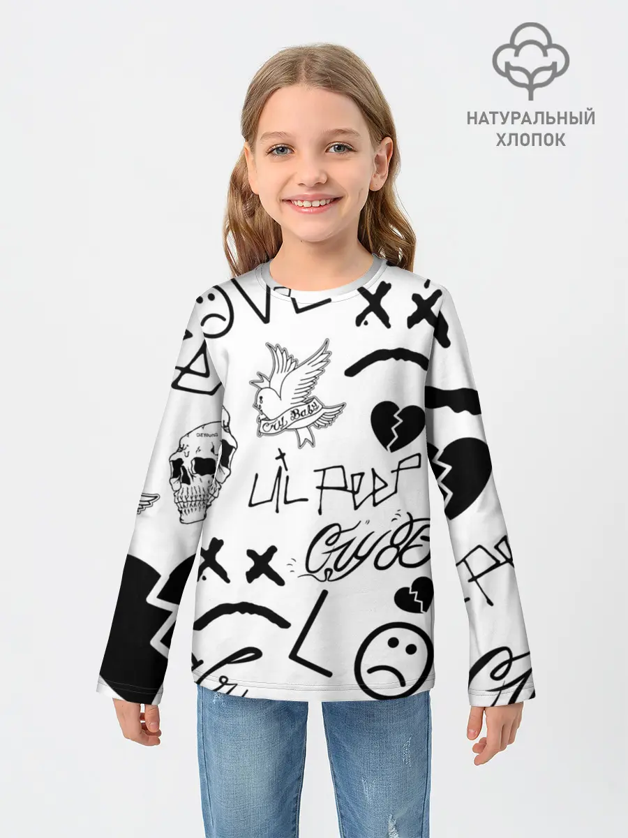 Детский лонгслив / Lil Peep
