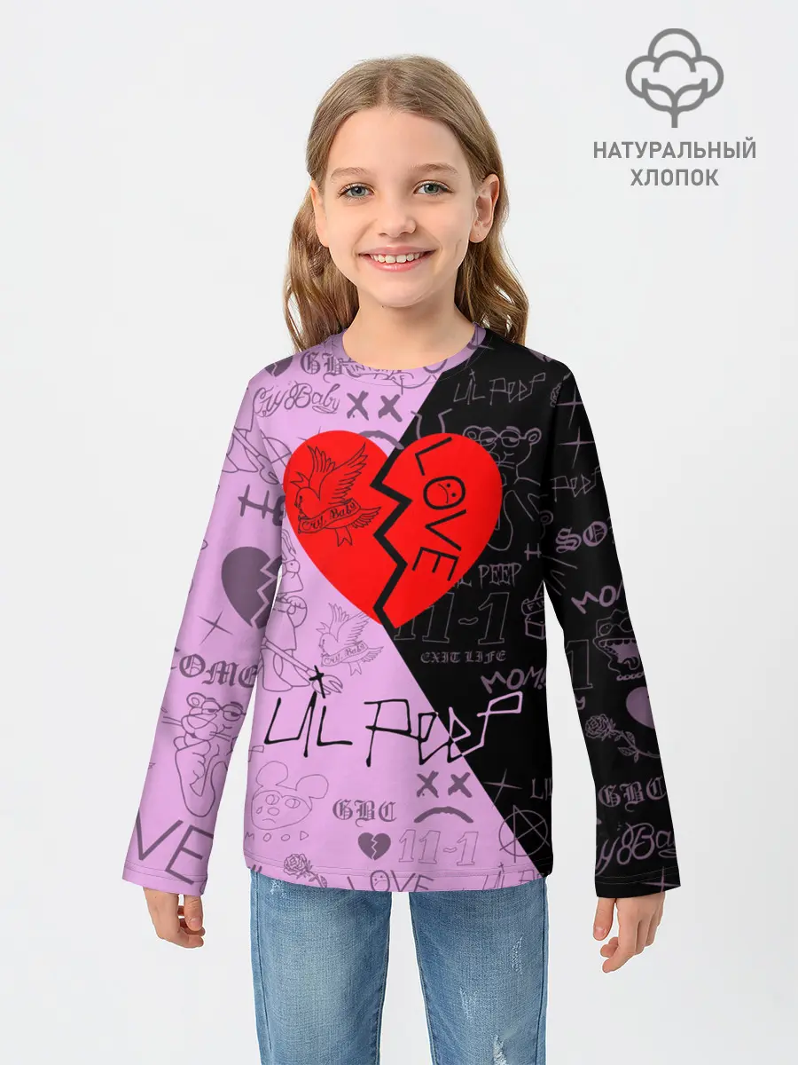 Детский лонгслив / LIL PEEP.