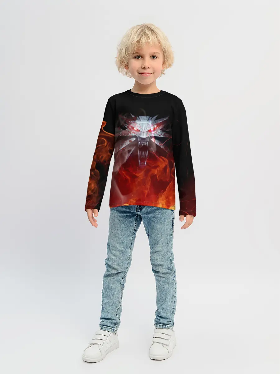 Детский лонгслив / ВЕДЬМАК / THE WITCHER / ГЕРАЛЬТ