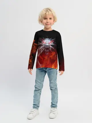 Детский лонгслив / ВЕДЬМАК / THE WITCHER / ГЕРАЛЬТ