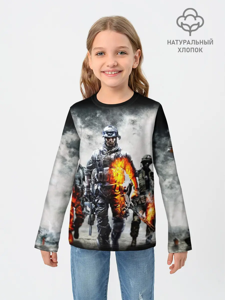 Детский лонгслив / Battlefield | Батлфилд