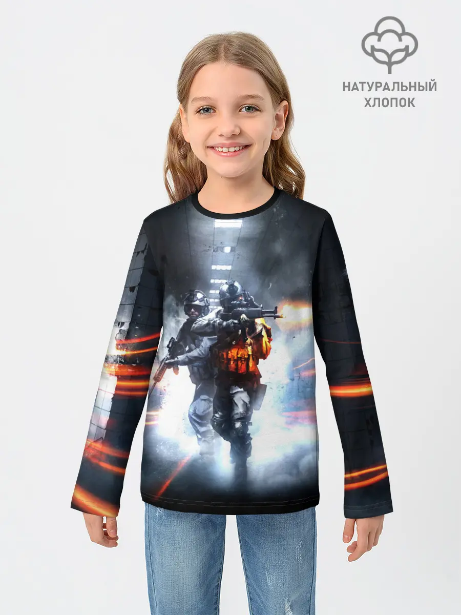Детский лонгслив / Battlefield