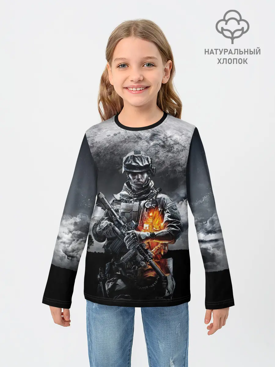 Детский лонгслив / Battlefield