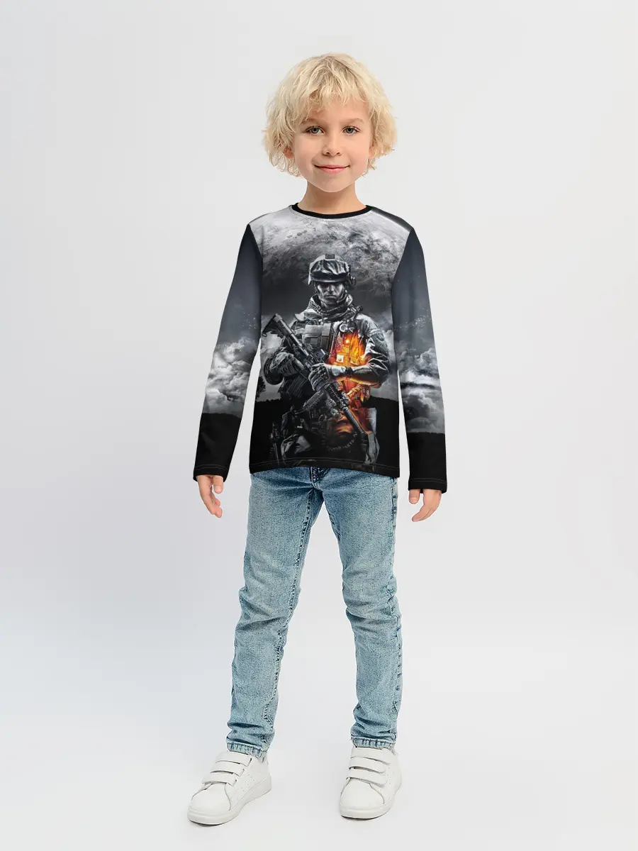 Детский лонгслив / Battlefield