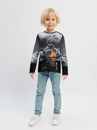 Детский лонгслив / Battlefield