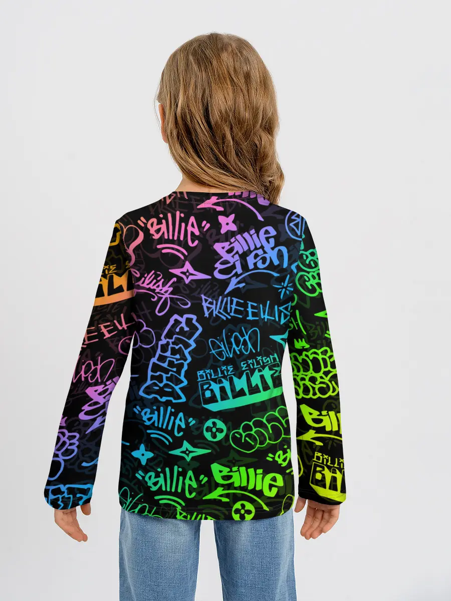 Детский лонгслив / BILLIE EILISH | БИЛЛИ АЙЛИШ