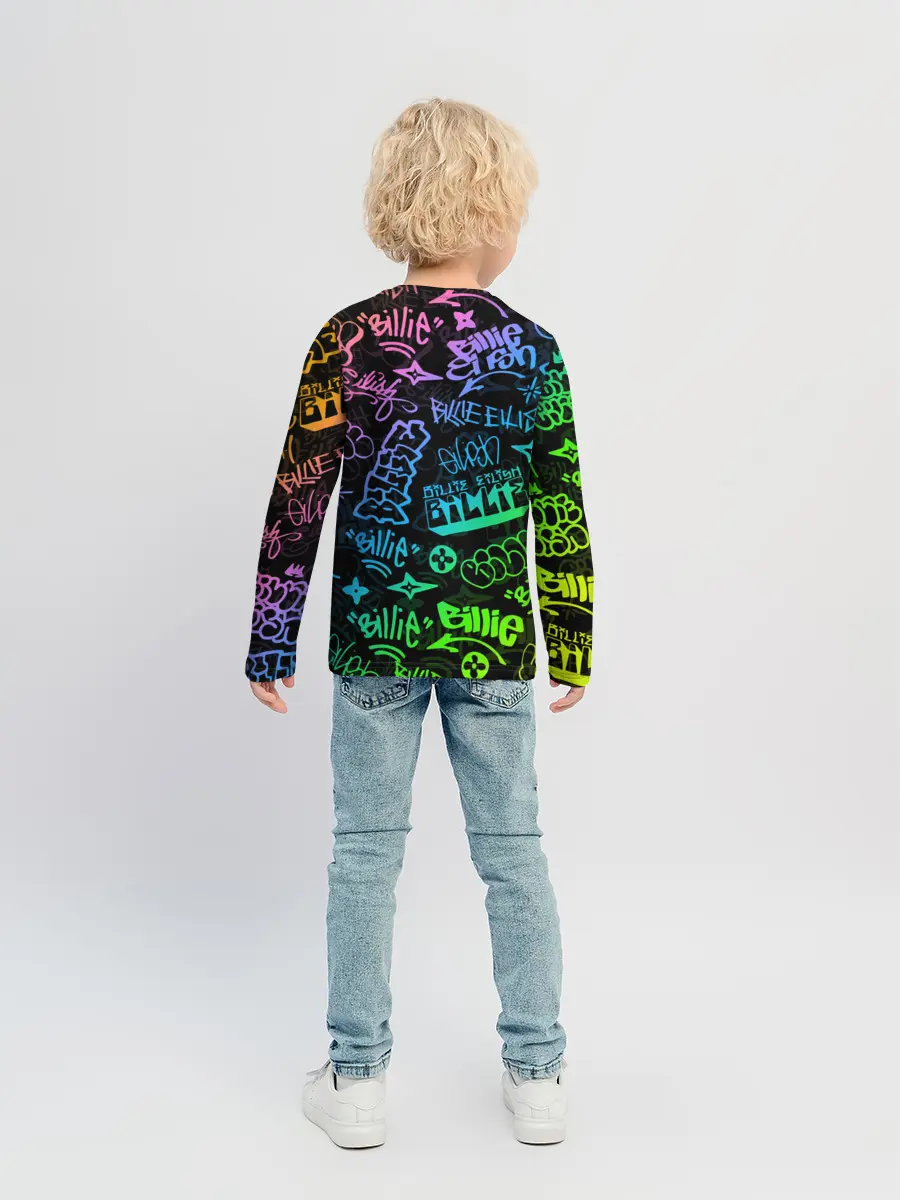 Детский лонгслив / BILLIE EILISH | БИЛЛИ АЙЛИШ