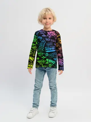 Детский лонгслив / BILLIE EILISH | БИЛЛИ АЙЛИШ