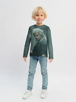 Детский лонгслив / Ведьмак Геральт