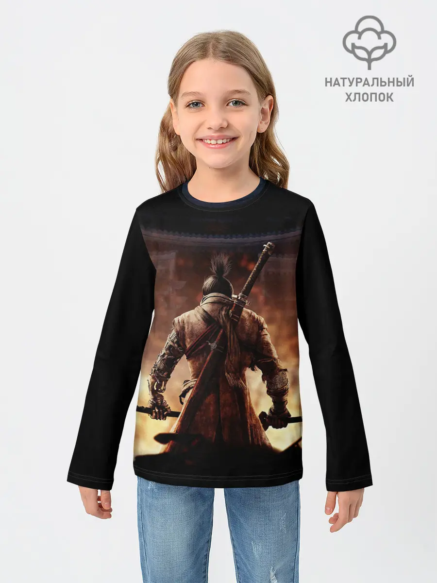 Детский лонгслив / Sekiro shadows die twice