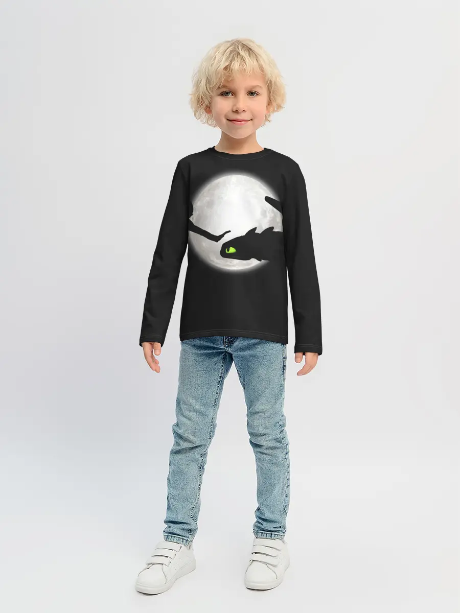 Детский лонгслив / Как приручить дракона
