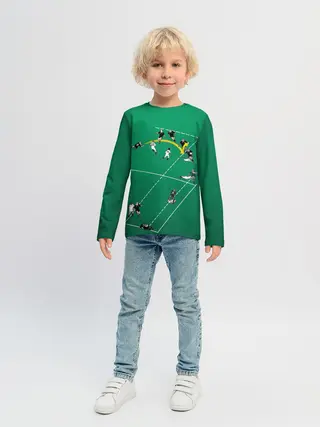 Детский лонгслив / Игра в регби