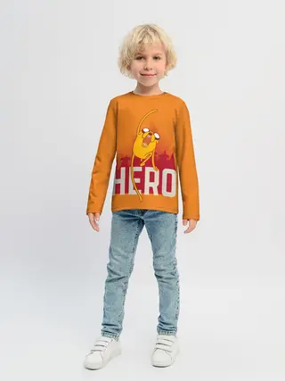Детский лонгслив / HERO.Джейк