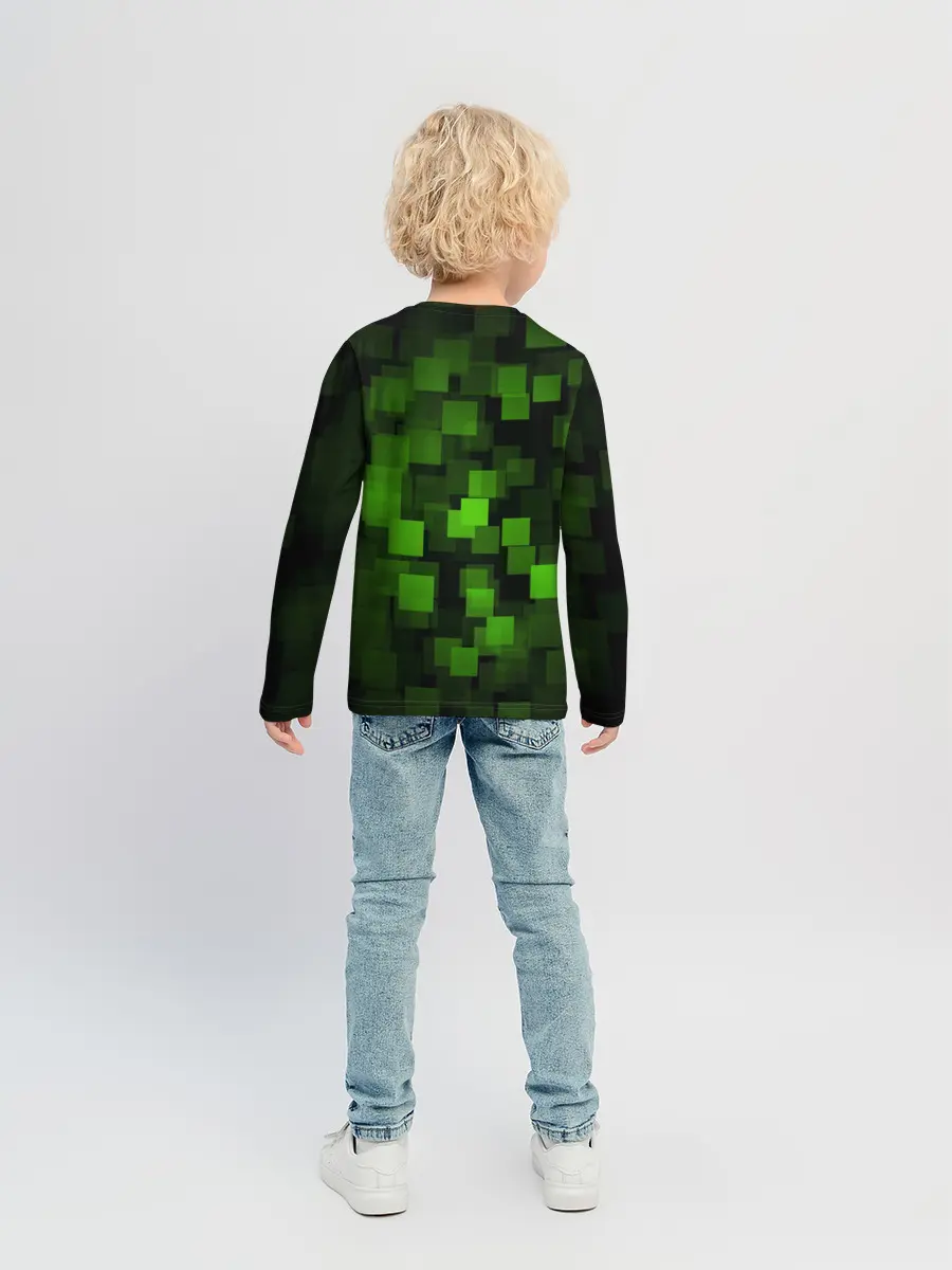 Детский лонгслив / Minecraft / Майнкрафт