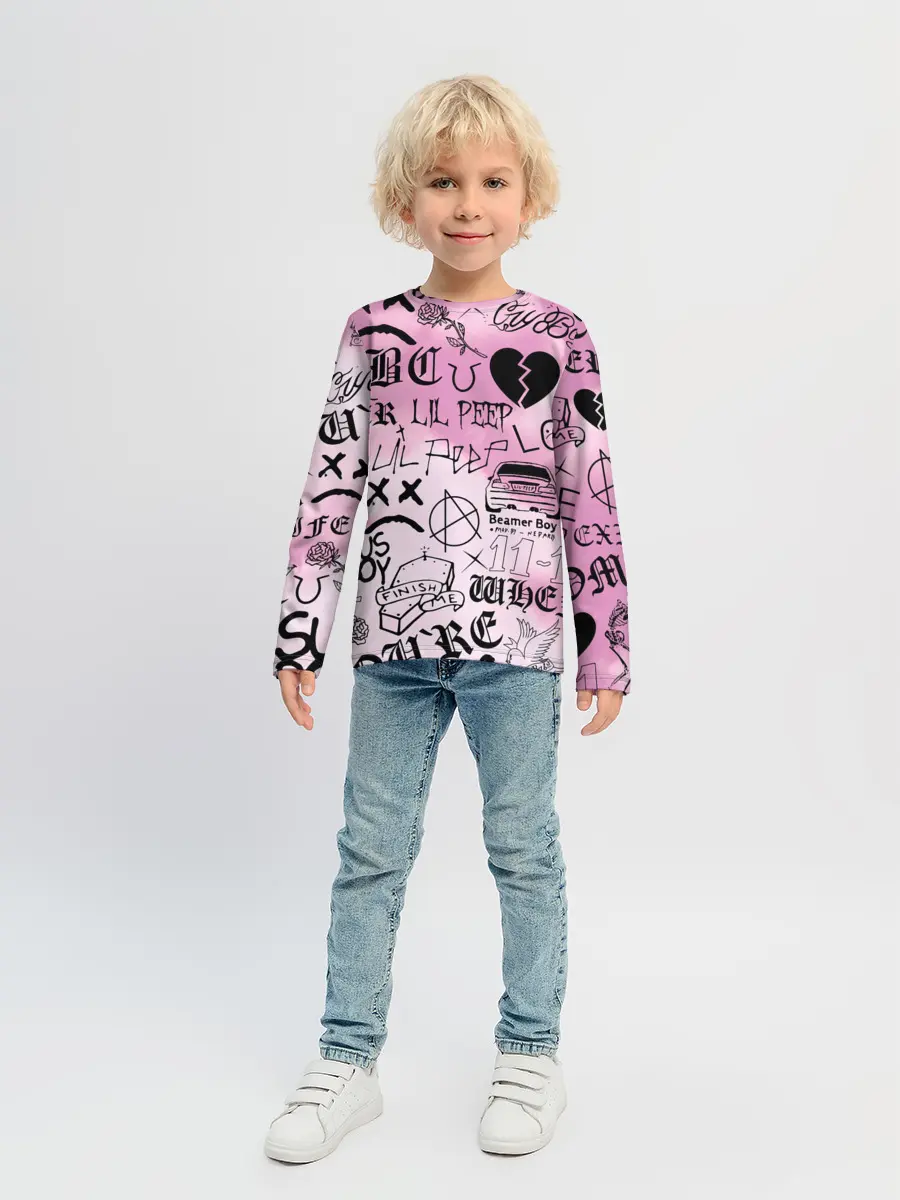 Детский лонгслив / LIL PEEP.
