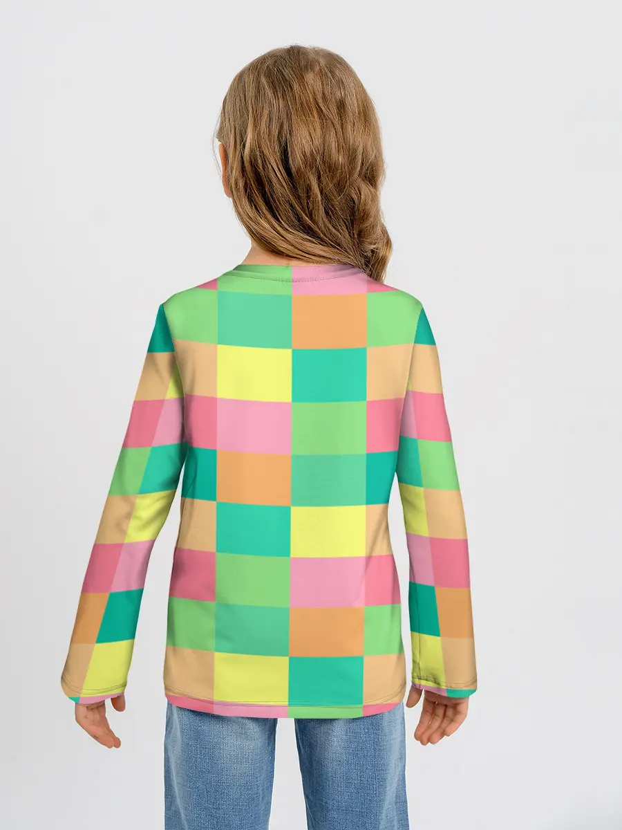 Детский лонгслив / Кубик Рубика