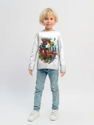 Детский лонгслив / PORTAL 2 | ПОРТАЛ 2 ЧЕЛЛ