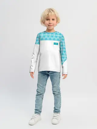 Детский лонгслив / Казахстан Форма