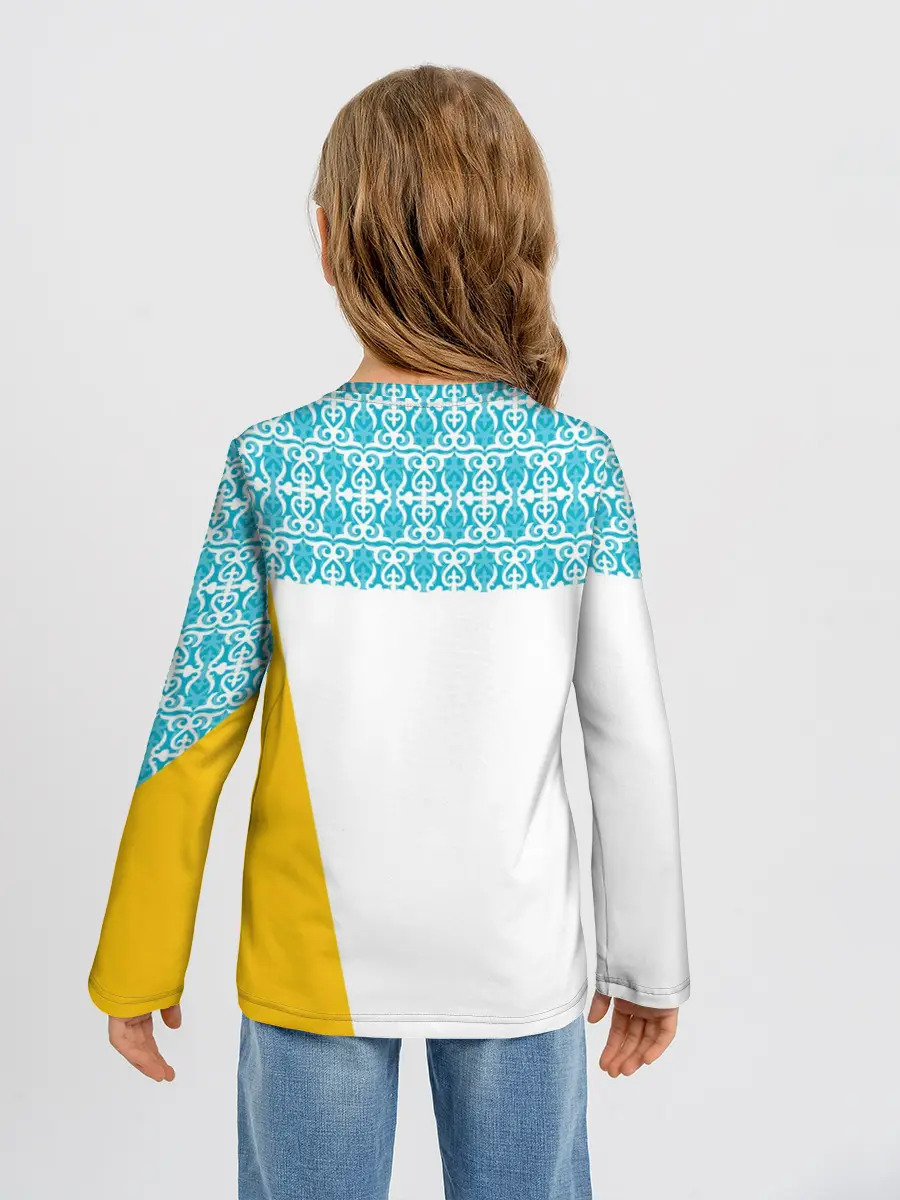 Детский лонгслив / Казахстан Форма