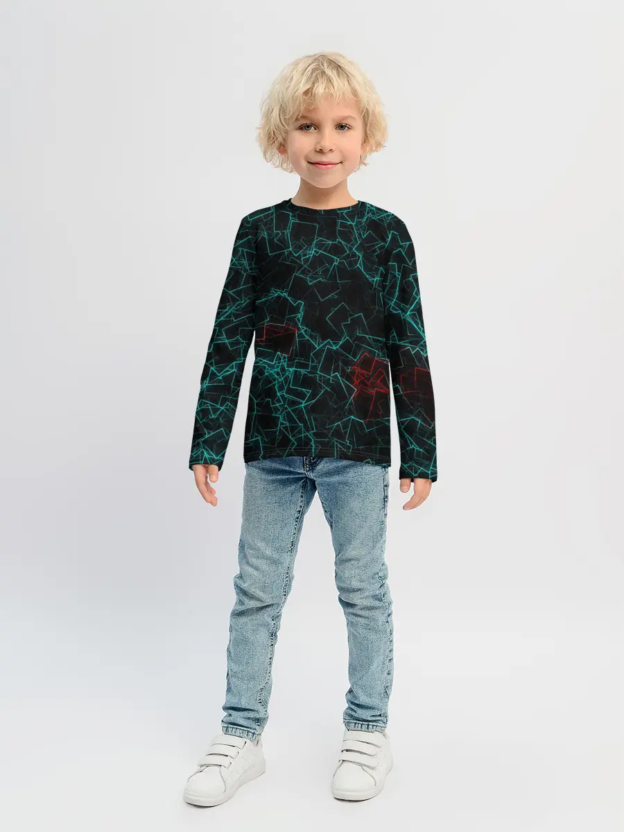 Детский лонгслив / текстура