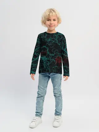 Детский лонгслив / текстура