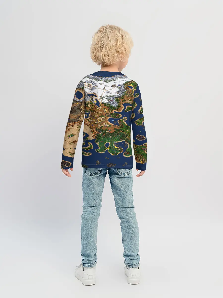 Детский лонгслив / HEROES 3 КАРТА