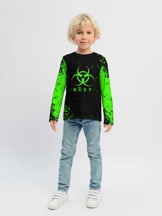 Детский лонгслив / nCoV | КОРОНАВИРУС