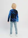 Детский лонгслив / BLUE FIRE FLAME