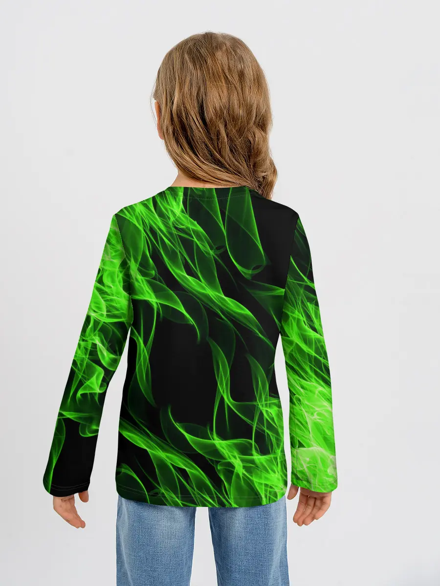 Детский лонгслив / TOXIC FLAME