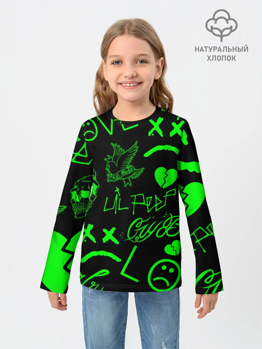 Детский лонгслив / Lil Peep
