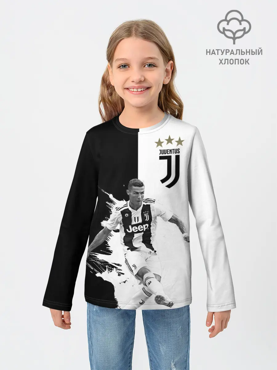 Детский лонгслив / Cristiano Ronaldo