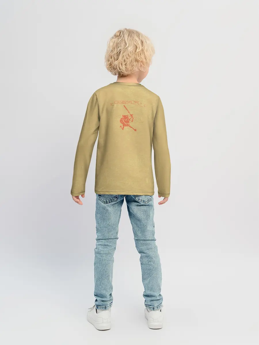 Детский лонгслив / Busy on a fantastic adventure