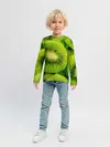 Детский лонгслив / Зеленый киви