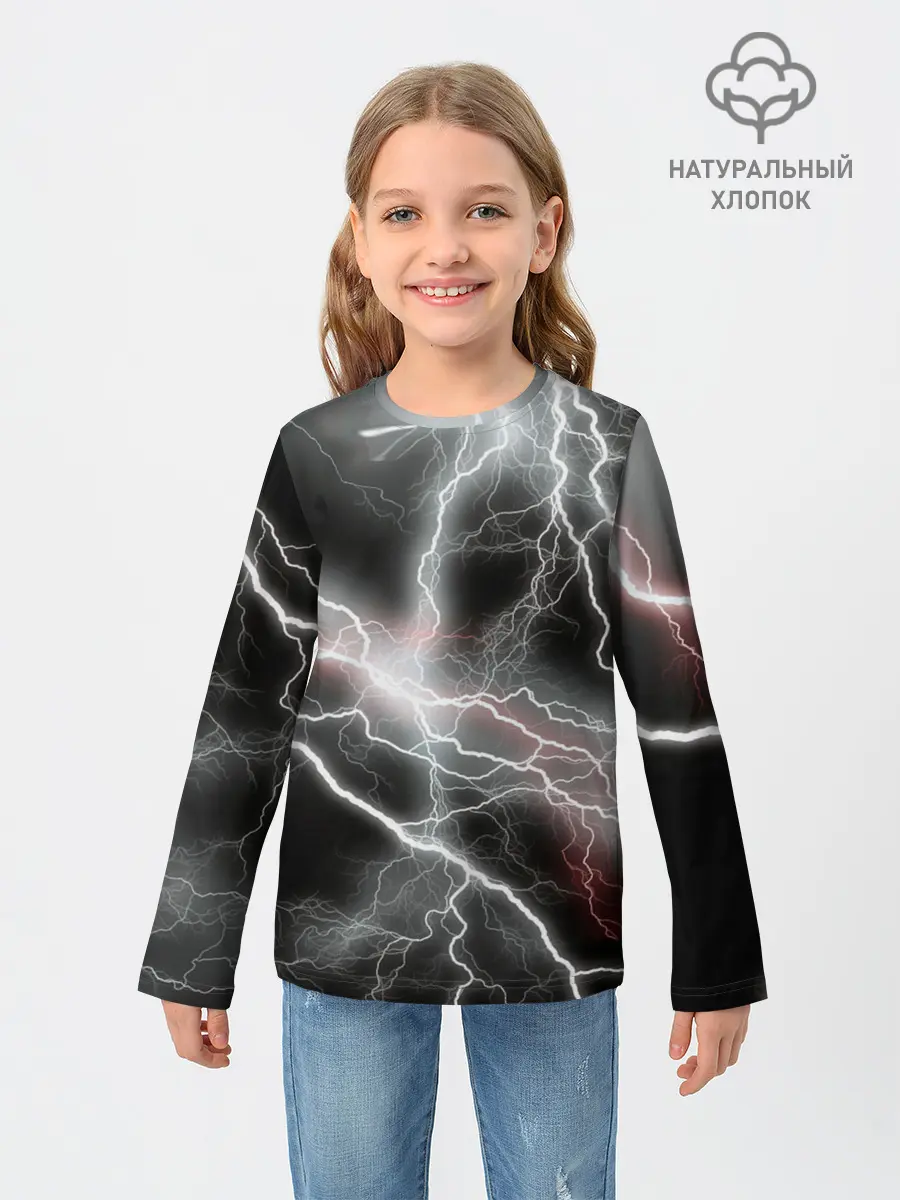Детский лонгслив / молния