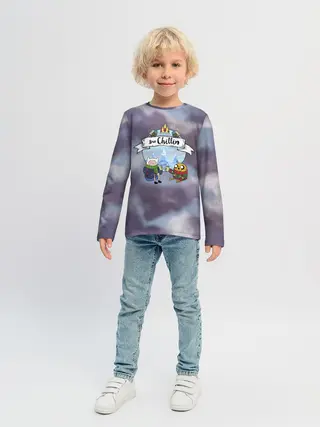 Детский лонгслив / Фин и Джейк