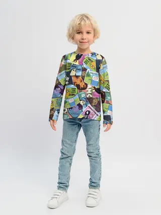 Детский лонгслив / Время Приключений