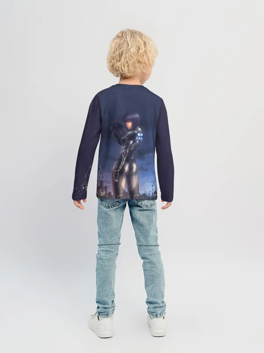 Детский лонгслив / Призрак в доспехах