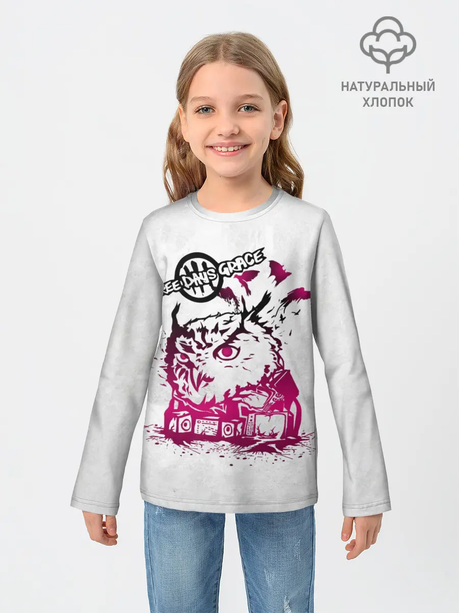 Детский лонгслив / Three days grace