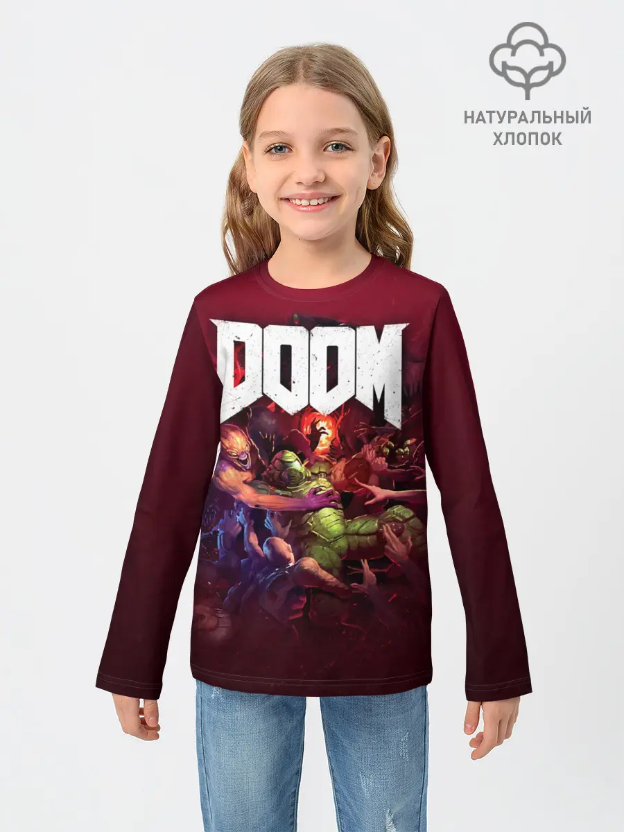 Детский лонгслив / Doom