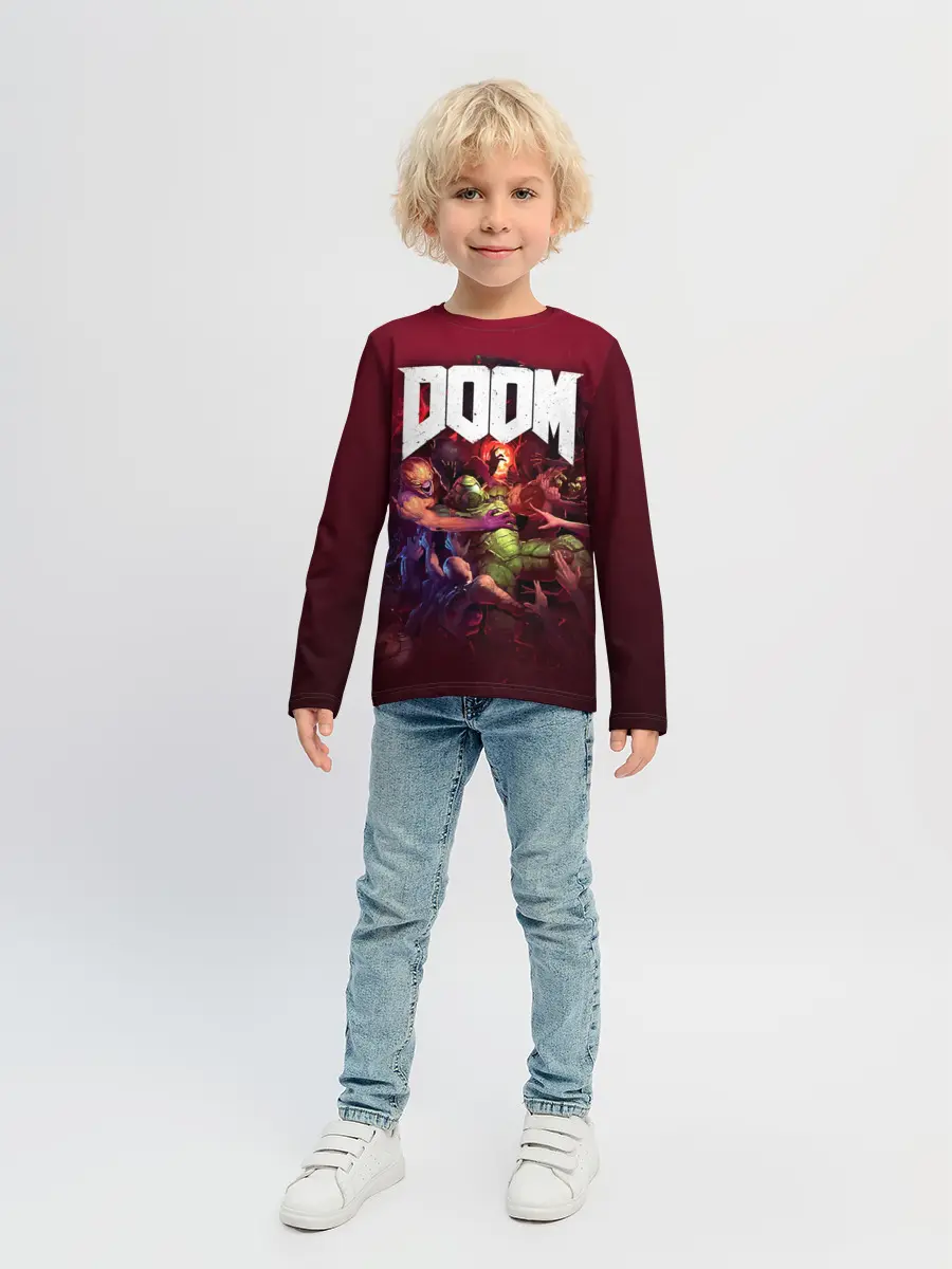 Детский лонгслив / Doom