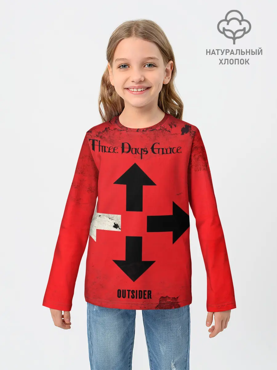 Детский лонгслив / Three Days Grace