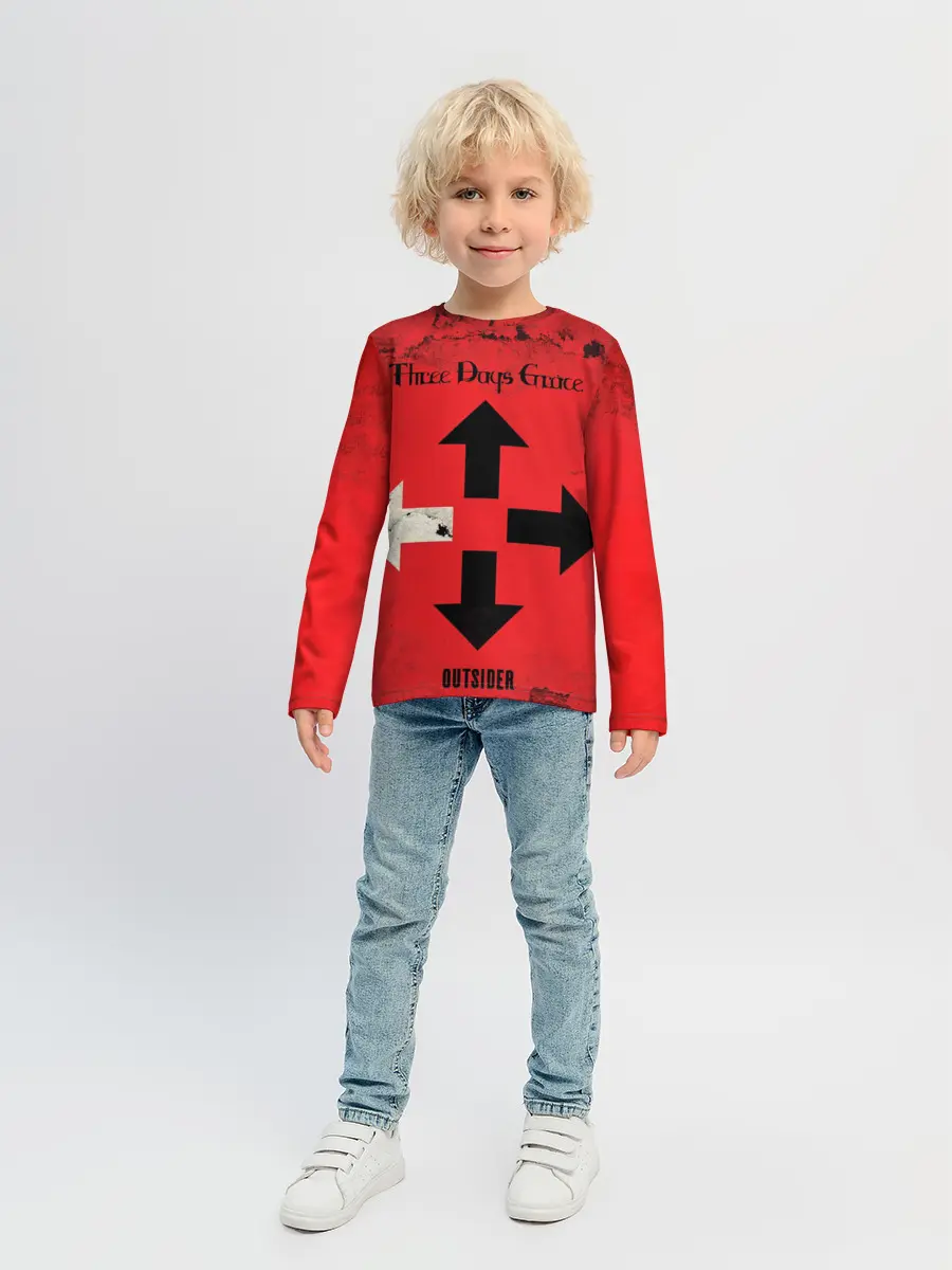 Детский лонгслив / Three Days Grace