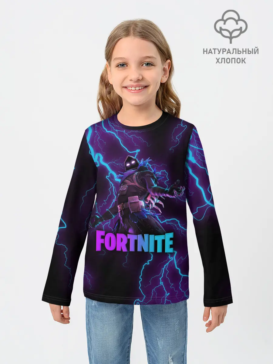 Детский лонгслив / FORTNITE RAVEN